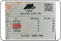 Winning Ticket Magnum 4D Special Prize - 10 May 2023